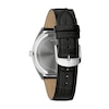 Thumbnail Image 3 of Men's Bulova Classic Analog Watch in Stainless Steel with Black Dial and Black Leather Strap (Model: 96B453)