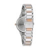 Thumbnail Image 3 of Ladies' Bulova Analog Watch in Two-Tone Stainless Steel with Mother-of-Pearl Dial and Crystal Bezel (Model: 98L258)