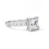 Thumbnail Image 3 of 4 CT. T.W. Princess-Cut Certified Lab-Grown Diamond Hidden Frame Engagement Ring in 14K White Gold (F/VS2)