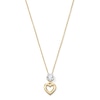 Thumbnail Image 1 of 1/2 CT. T.W. Lab-Grown Diamond Heart Drop Pendant in 10K Gold (F/VS2)