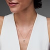 Thumbnail Image 2 of 1/2 CT. T.W. Lab-Grown Diamond Heart Drop Pendant in 10K Gold (F/VS2)