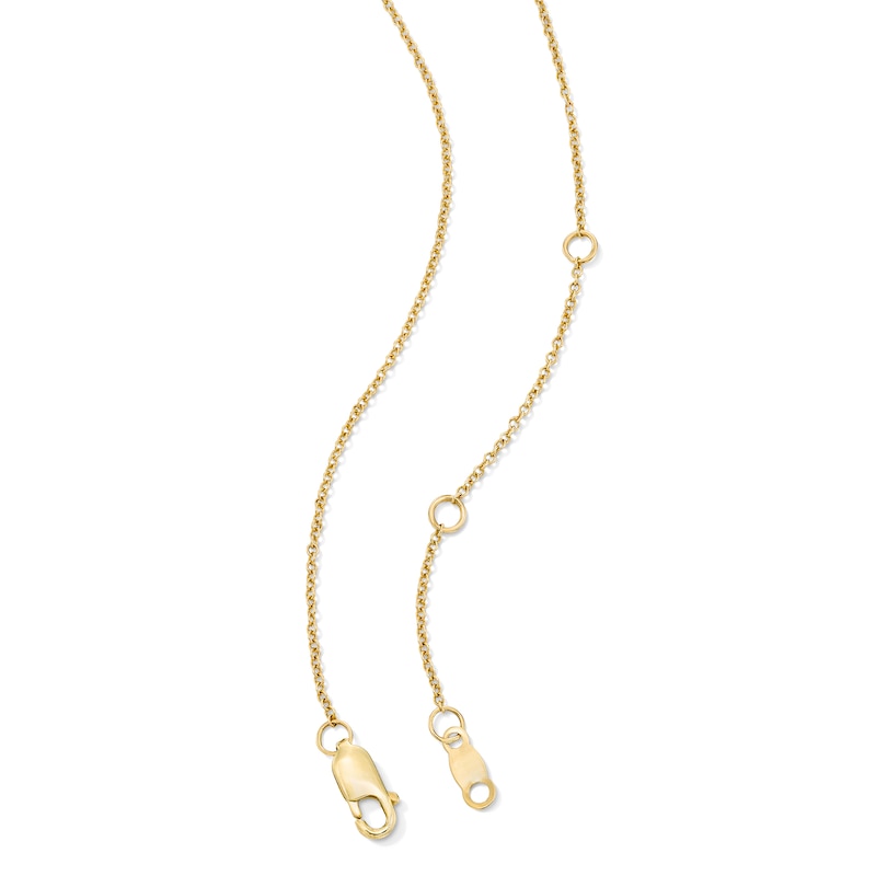 Main Image 3 of 1/2 CT. T.W. Lab-Grown Diamond Heart Drop Pendant in 10K Gold (F/VS2)