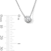 Thumbnail Image 2 of 1 CT. T.W. Certified Lab-Grown Diamond Solitaire Pendant and Stud Earrings Gift Set in Sterling Silver (F/VS2)
