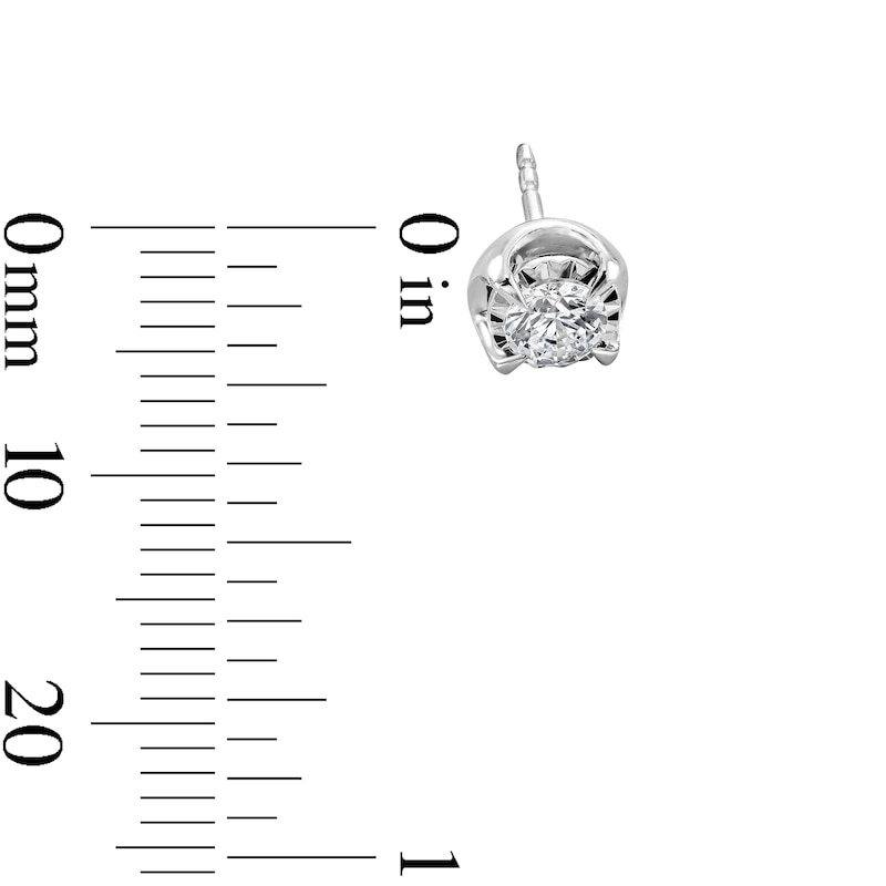 Main Image 3 of 1 CT. T.W. Certified Lab-Grown Diamond Solitaire Pendant and Stud Earrings Gift Set in Sterling Silver (F/VS2)