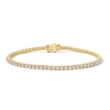 Thumbnail Image 1 of 3 CT. T.W. Lab-Grown Diamond Tennis Bracelet in Sterling Silver with 10K Gold Plate (F/VS2) - 7.0"
