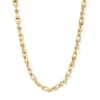 Thumbnail Image 1 of 8.25mm Gear Link Chain Necklace in Solid Stainless Steel with Yellow Ion-Plate - 22"
