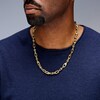 Thumbnail Image 2 of 8.25mm Gear Link Chain Necklace in Solid Stainless Steel with Yellow Ion-Plate - 22"