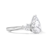Thumbnail Image 4 of 2-1/4 CT. T.W. Pear-Shaped Lab-Grown Diamond Engagement Ring in 14K White Gold (F/VS2)