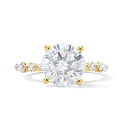 3-1/2 CT. T.W. Round Lab-Grown Diamond Hidden Frame Engagement Ring in 14K Gold (F/VS2)