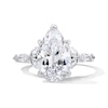 Thumbnail Image 1 of 3-3/8 CT. T.W. Pear-Shaped Lab-Grown Diamond Engagement Ring in 14K White Gold (F/VS2)