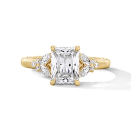 Vera Wang Love Collection 1-7/8 CT. T.W. Radiant-Cut Certified Lab-Grown Diamond Engagement Ring in 14K Gold (F/VS2)