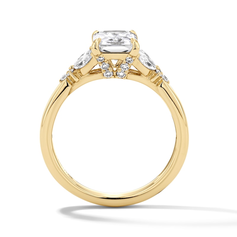 Main Image 3 of Vera Wang Love Collection 1-7/8 CT. T.W. Radiant-Cut Certified Lab-Grown Diamond Engagement Ring in 14K Gold (F/VS2)