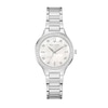 Thumbnail Image 2 of Ladies' Bulova Crystal Stainless Steel Watch with Mother-of-Pearl Dial and Necklace Set (Model: 96X167)