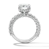 Thumbnail Image 2 of Vera Wang Love Collection 7-1/4 CT. T.W. Radiant-Cut Certified Lab-Grown Diamond Bridal Set in 14K White Gold (F/VS2)