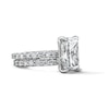 Thumbnail Image 3 of Vera Wang Love Collection 7-1/4 CT. T.W. Radiant-Cut Certified Lab-Grown Diamond Bridal Set in 14K White Gold (F/VS2)