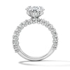 Thumbnail Image 2 of Vera Wang Love Collection 7-1/4 CT. T.W. Oval Certified Lab-Grown Diamond Bridal Set in 14K White Gold (F/VS2)