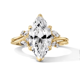 3-1/2 CT. T.W. Marquise-Cut Certified Lab-Grown Diamond Engagement Ring in 14K Gold (F/VS2)