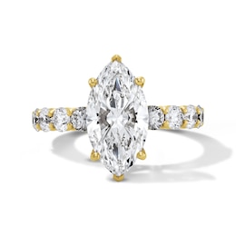 4 CT. T.W. Marquise-Cut Certified Lab-Grown Diamond Engagement Ring in 14K Gold (F/VS2)