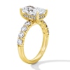 Thumbnail Image 5 of 4 CT. T.W. Radiant-Cut Certified Lab-Grown Diamond Engagement Ring in 14K Gold (F/VS2)