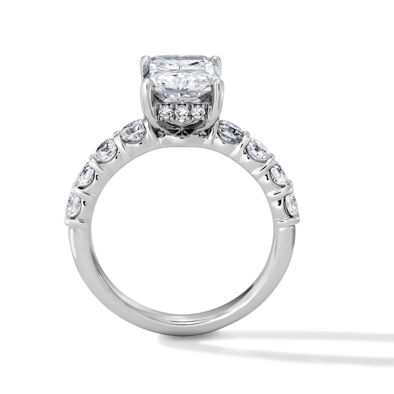 Main Image 3 of 4 CT. T.W. Radiant-Cut Certified Lab-Grown Diamond Engagement Ring in 14K White Gold (F/VS2)