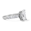 Thumbnail Image 4 of 4 CT. T.W. Radiant-Cut Certified Lab-Grown Diamond Engagement Ring in 14K White Gold (F/VS2)