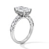 Thumbnail Image 5 of 4 CT. T.W. Radiant-Cut Certified Lab-Grown Diamond Engagement Ring in 14K White Gold (F/VS2)