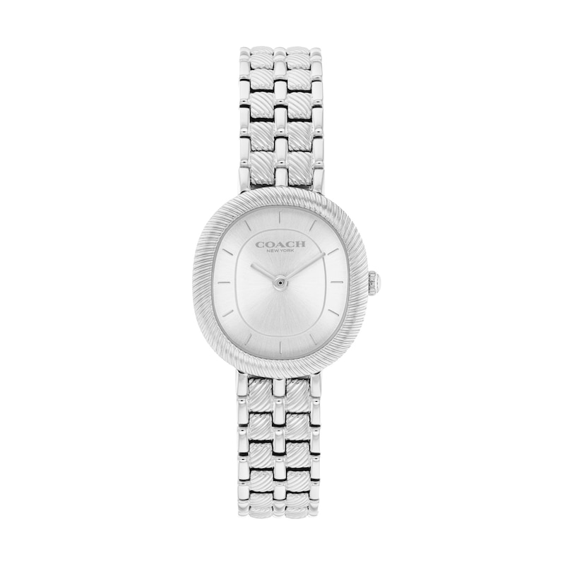 Main Image 1 of Ladies' Coach Harlow Stainless Steel Watch with Silver-Tone Dial (Model: 14504659)