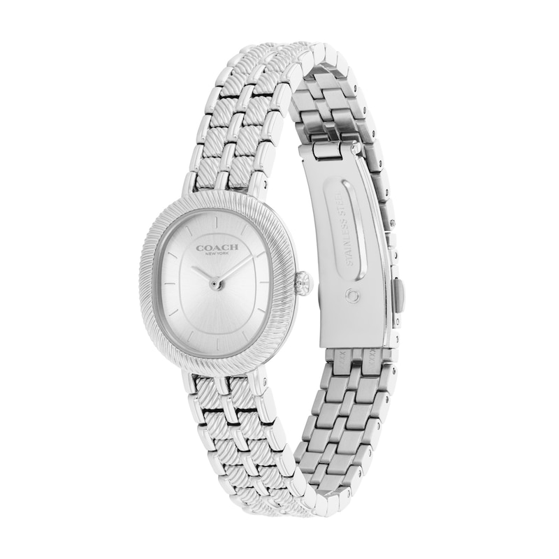 Main Image 2 of Ladies' Coach Harlow Stainless Steel Watch with Silver-Tone Dial (Model: 14504659)
