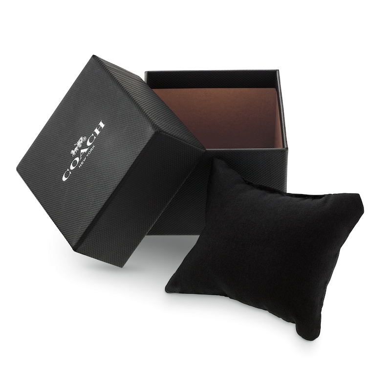 Main Image 6 of Ladies' Coach Iris Two-Tone Stainless Steel Watch with Chalk Dial (Model: 14504653-T)