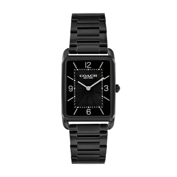 Coach Elliot Black IP Stainless Steel Watch with Black Dial (Model: 14400049)