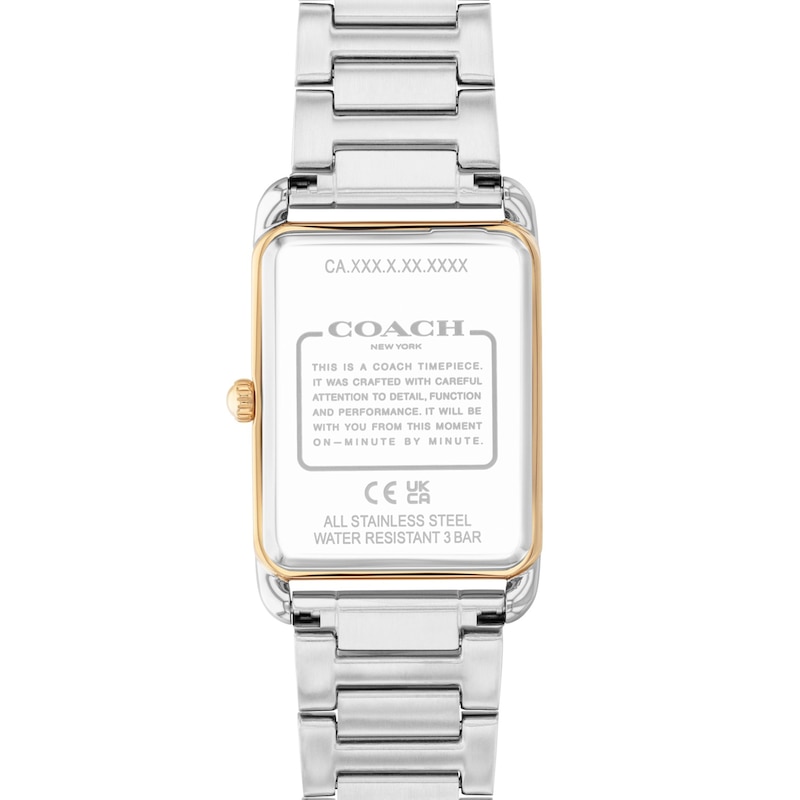 Main Image 3 of Coach Elliot Two-Tone IP Stainless Steel Watch with Black Dial (Model: 14400050)