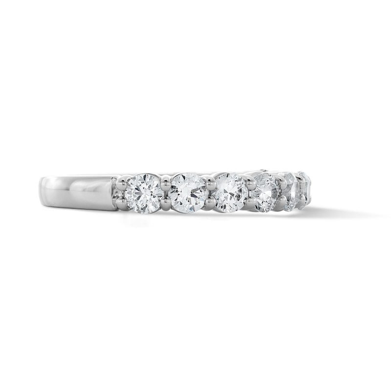 Main Image 4 of 1 CT. T.W. Lab-Grown Diamond Anniversary Band in 14K White Gold (F/VS2)
