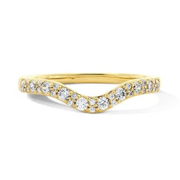 1/3 CT. T.W. Diamond Contour Band in 14K Gold