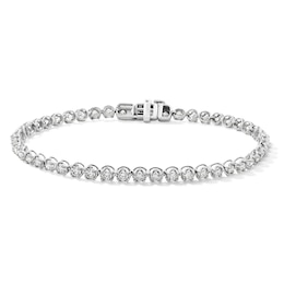 3 CT. T.W. Diamond Tennis Bracelet in 10K White Gold - 7.0"