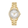 Thumbnail Image 1 of Ladies' Bulova Classic Crystal Gold-Tone IP Stainless Steel Watch with Mother-of-Pearl Dial (Model: 98L256)