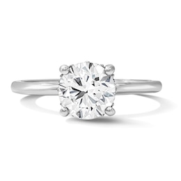 1-3/4 CT. T.W. Certified Lab-Grown Diamond Solitaire Hidden Frame Engagement Ring in 14K White Gold (F/VS2)