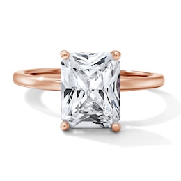 2-3/4 CT. T.W. Certified Radiant-Cut Lab-Grown Diamond Solitaire Engagement Ring in 14K Rose Gold (F/VS2)