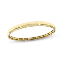 Bangle Bracelet in Semi-Solid 10K Gold