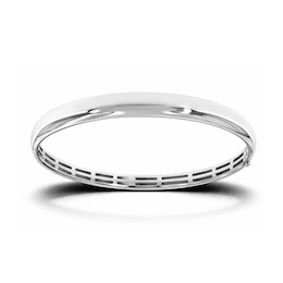 6.5mm Polished Bangle Bracelet - 7"