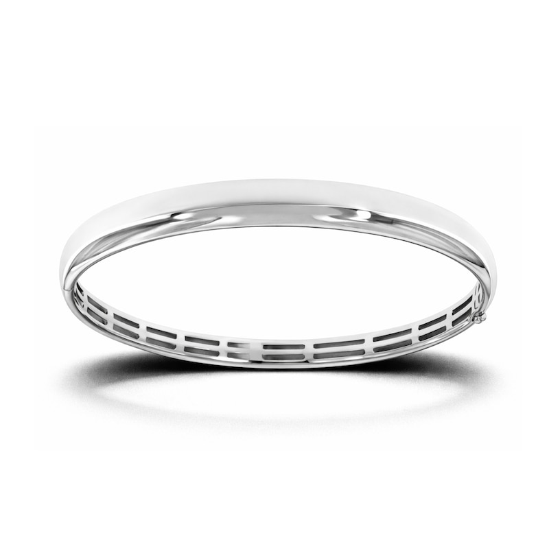 Main Image 1 of 6.5mm Polished Bangle Bracelet - 7"