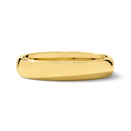 4.0mm Low Dome Comfort-Fit Wedding Band in 10K Gold