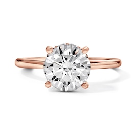2-3/4 CT. T.W. Certified Lab-Grown Diamond Solitaire Hidden Frame Engagement Ring in 14K Rose Gold (F/VS2)