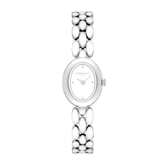 Ladies' Coach Sammy Stainless Steel Watch with Ivory Dial (Model: 14504736)