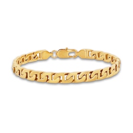 6.5mm Mariner Chain Bracelet in Yellow Ion-Plated Solid Stainless Steel - 8.5"
