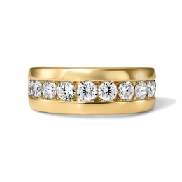 1-1/2 CT. T.W. Lab-Grown Diamond Channel Band in 10K Gold (F/VS2)
