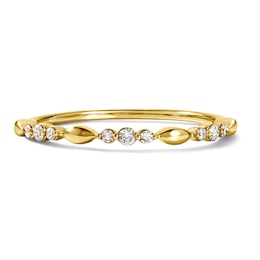 1/10 CT. T.W. Lab-Grown Diamond Stackable Band in 10K Gold (F/SI2)