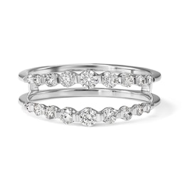 1/2 CT. T.W. Lab-Grown Diamond Enhancer Ring in 10K White Gold (F/VS2)