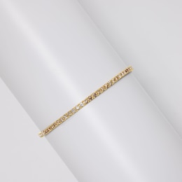 4 CT. T.W Brown, Champagne and White Diamond Tennis Bracelet in 10K Gold - 7"