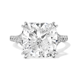 8-1/2 CT. T.W. Cushion-Cut Certified Lab-Grown Diamond Engagement Ring in 14K White Gold (F/VS2)