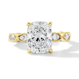 Vera Wang Love Collection 3-5/8 CT. T.W. Elongated Cushion-Cut Certified Lab-Grown Diamond Engagement Ring in 14K Gold (F/VS2)